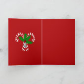 Candy Canes N Dog Tags Kaart (Binnen)