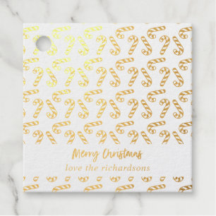 Candy Canes & Naam Bedankjes Labels