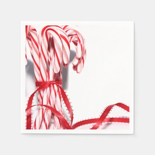 Candy Canes Napkins Servetten (Voorkant)