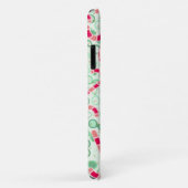 Candy Canes op Groene Ombre Hybrid Paisley Case-Mate iPhone Case (Achterkant/rechts)