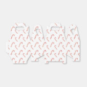 Candy Canes Pattern Bedankdoosjes (Uitgevouwen)