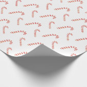 Candy Canes Pattern Cadeaupapier (Hoek)