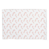 Candy Canes Pattern Kussensloop (Voorkant)