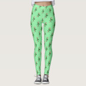Candy Canes Pattern Leggings (Voorkant)