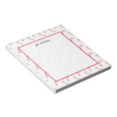 Candy Canes Pattern Notitieblok (Schuin)