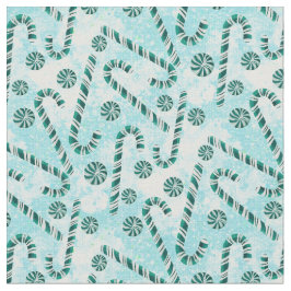 Candy Canes Peppermint-kerstmis Stof