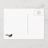 Candy Canes Save the Date Briefkaart (Achterkant)