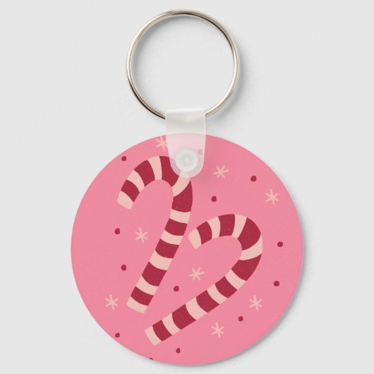 Candy canes sleutelhanger (Achterkant)
