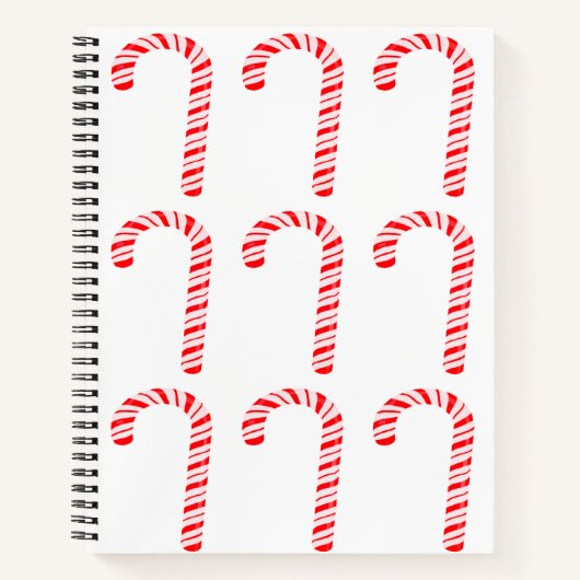 Candy Canes Spiral Notitieboek (Voorkant)
