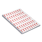 Candy Canes Spiral Photo Notitieboek (Rechterzijde)