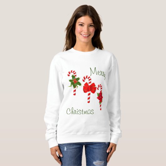 Candy Canes Sweatshirt (Voorkant volledig)