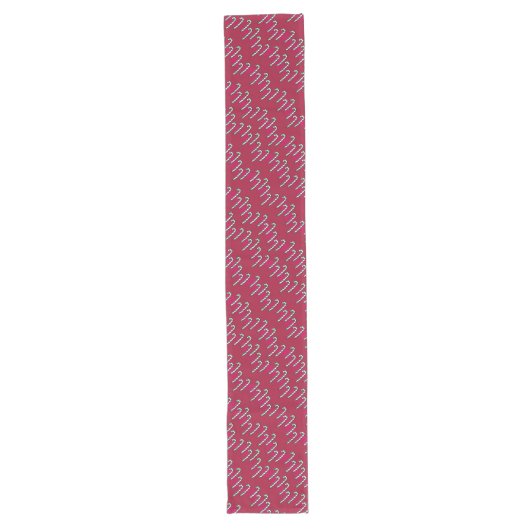 Candy Canes Table Runner Lange Tafelloper (Voorkant)