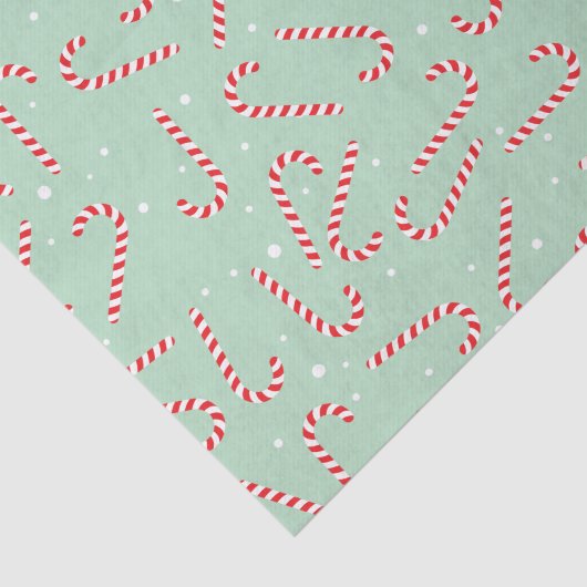 Candy Canes Tissuepapier (Detail)