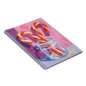 Candy Canes | Vintage Christmas Notitieboek (Rechterzijde)