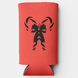 Candy Canes with Pine Needles & Bow Seltzer Blikjeskoeler