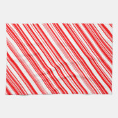 Candy Canes Xmas Rood Wit Vakantie 4Lyn Theedoek (Horizontaal)