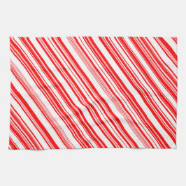 Candy Canes Xmas Rood Wit Vakantie 4Lyn Theedoek