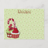 candy canet cupcake recept card briefkaart (Voorkant)
