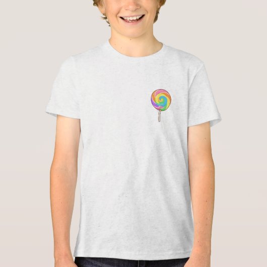 Candy Capybara – Mooie Lollypop Kinder T-shirt (Voorkant)