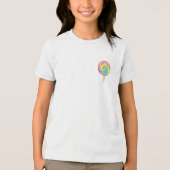 Candy Capybara – Mooie Lollypop Kinder T-shirt (Voorkant)