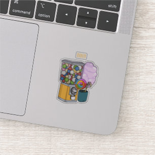 Candy cartoon illustratie sticker