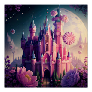 Candy Castle Eén Perfect Poster