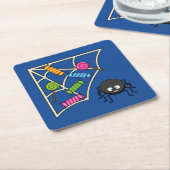 Candy Catcher Spider Kartonnen Onderzetters (Schuin)