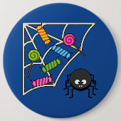 Candy Catcher Spider Ronde Button 6,0 Cm (Voorkant)