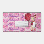 Candy Chibi met Hartvormige Donut Onderlegger voor Bureaumat (Keyboard & Muis)