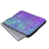 candy circuits - berry blue : electronics Bag Laptop Sleeve (Voorkant onderkant)