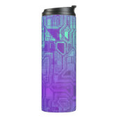 candy circuits - berry blue : elektronica tas thermosbeker (Gedraaid links)