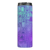 candy circuits - berry blue : elektronica tas thermosbeker (Achterkant)
