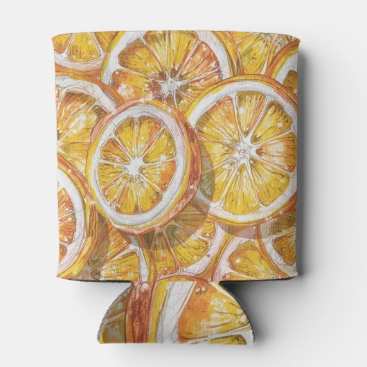 Candy Citrus Swirl – Fun Retro Citrus Candy Blikjeskoeler (Achterkant)