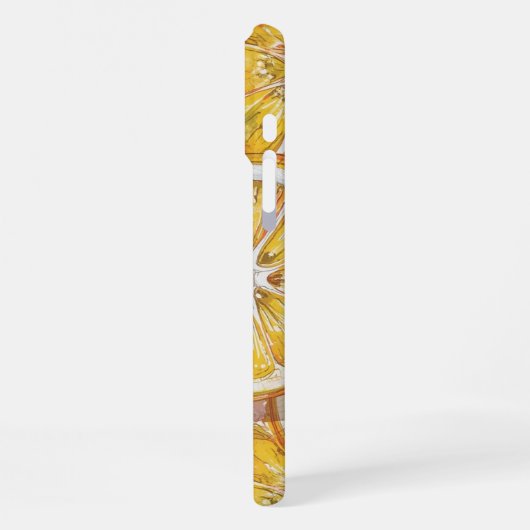 Candy Citrus Swirl – Fun Retro Citrus Candy iPhone Hoesje (Linkerkant)