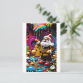 Candy Claus van Santa-Land Briefkaart (Staand voorkant)