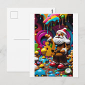 Candy Claus van Santa-Land Briefkaart (Voorkant / Achterkant)