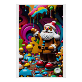Candy Claus van Santa-Land Perfect Poster