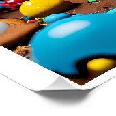 Candy Claus van Santa-Land Perfect Poster (Hoek)