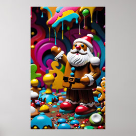 Candy Claus van Santa-Land Poster