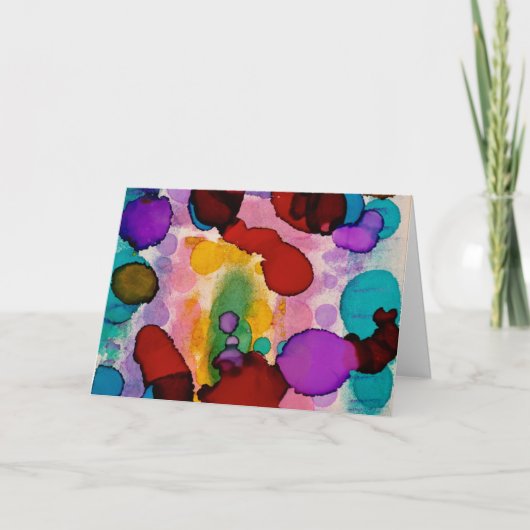 Candy Clown Bedankkaart (Voorkant)