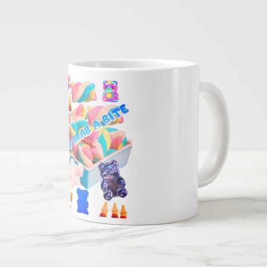 Candy Collage Grote Koffiekop (Voorkant rechts)