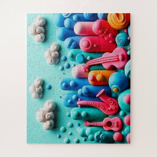 Candy Colored Instruments Legpuzzel (Verticaal)