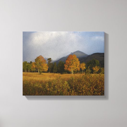 Candy Colors of Rocky Mountain National Park Canvas Afdruk (Voorkant)