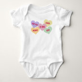 Candy Conversation Hearts Valentijn Romper (Voorkant)