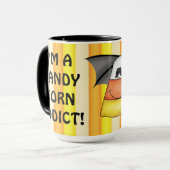 Candy Corn Addick koffie mok (Voorkant links)