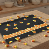 Candy Corn Addict Black Halloween Keuken Handdoek