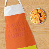 Candy Corn Addict Grappig Halloween Schort