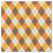 Candy Corn Argyle Herfst Diamant Patroon Stof (Close Up)