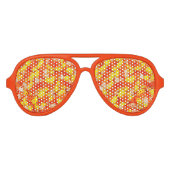 Candy Corn Aviator Zonnebril (Voorkant)