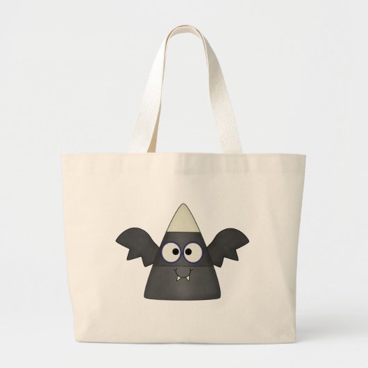 Candy Corn Bat Grote Tote Bag (Voorkant)